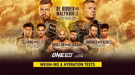 ONE Championship 166 results from Qatar .
